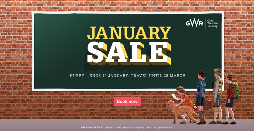 Take a trip to Plymouth with the GWR January Sale